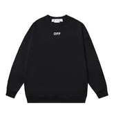 Off White Logo Cotton Sweatshirts